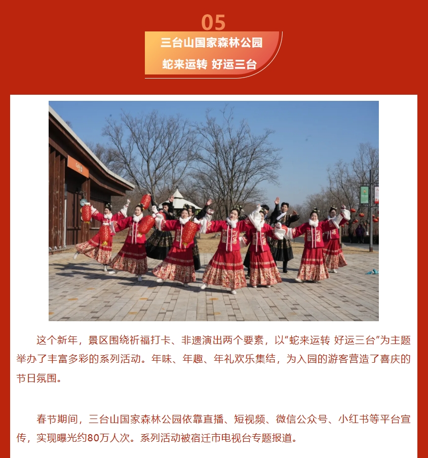 春節(jié)假期精彩紛呈 宿遷文旅集團新年美好繼續(xù)綻放(圖10)